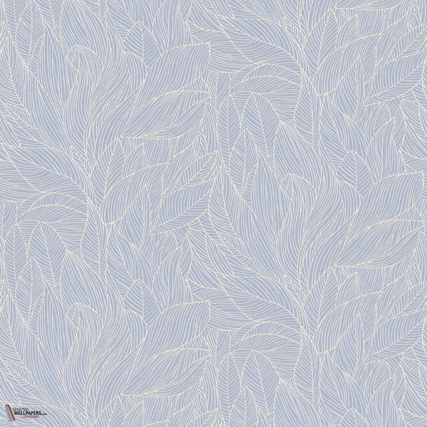 Hosta wallpaper-Casamance-Lilas/Dore-Roll-Selected-Wallpapers-Interiors