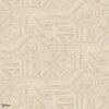 Imbrication wallpaper-Casamance-Ivoire-Roll-Selected-Wallpapers-Interiors