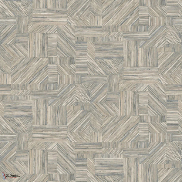 Imbrication wallpaper-Casamance-Givre-Roll-Selected-Wallpapers-Interiors