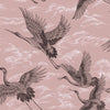 Imperial Ibis-Coordonne-wallpaper-Rose-Non Woven-Selected-Wallpapers-Interiors