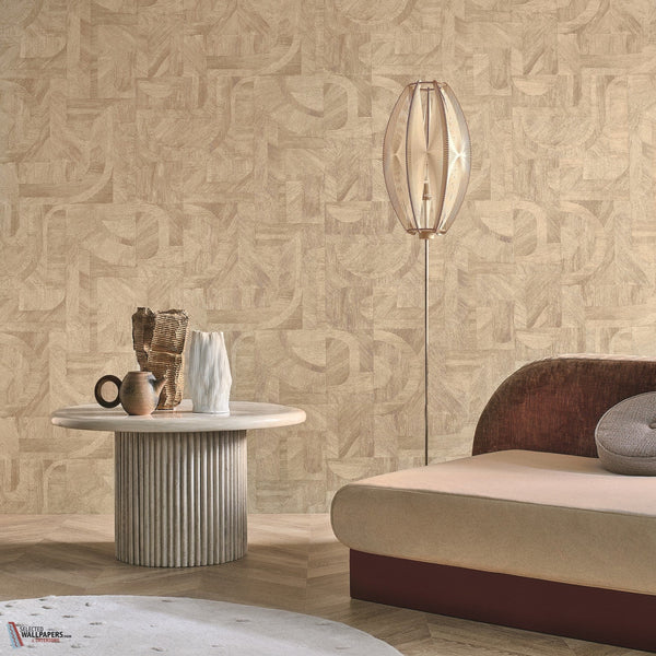 Intarsia wallpaper-Casamance-Selected-Wallpapers-Interiors