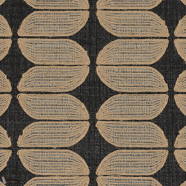 Isola behang-Casamance-Carbone Naturel-Rol-Selected Wallpapers-Interiors