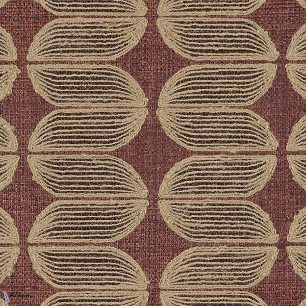 Isola behang-Casamance-Cedre Rouge Naturel-Rol-Selected Wallpapers-Interiors