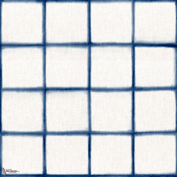 Itajime wallpaper-Coordonne-Indigo-Non Woven-Roll-Selected Wallpapers-Interiors