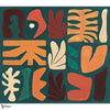 Jorge wallpaper-Casamance-Petrole/Garance-Set-Selected-Wallpapers-Interiors