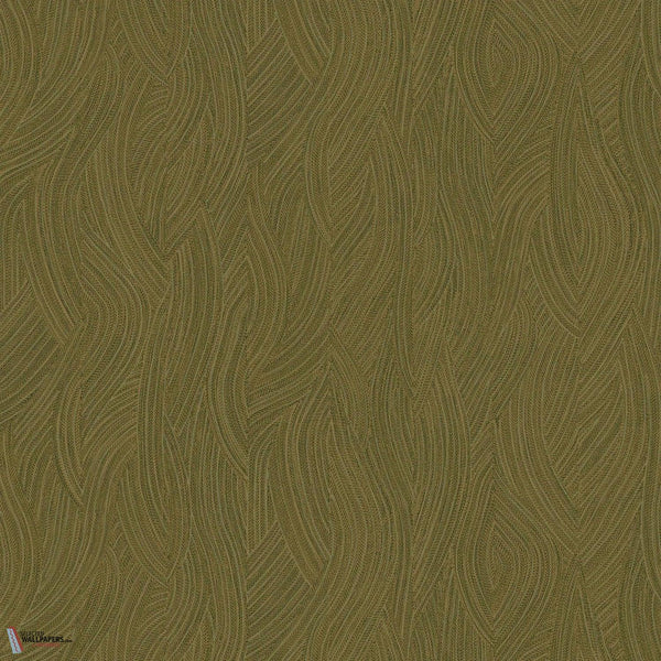 Kashmir Tapete-Casamance-Kaki/Dore-Rolle-Selected Wallpapers-Interiors