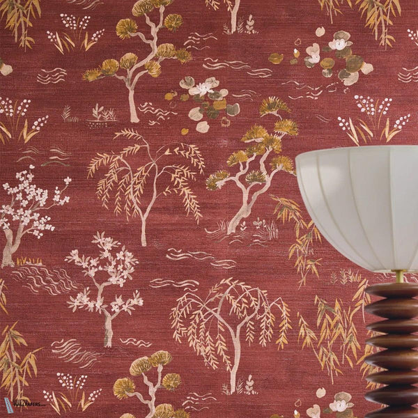 Legendes wallpaper-Casamance-Selected Wallpapers-Interiors