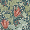 Lent Lily wallpaper-Morris & Co-Indigo/Madder-Roll-Selected Wallpapers-Interiors