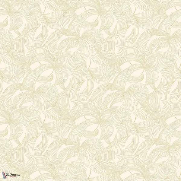 Leontine Tapete-Casamance-Ivoire/Dore-Rolle-Selected Wallpapers-Interiors