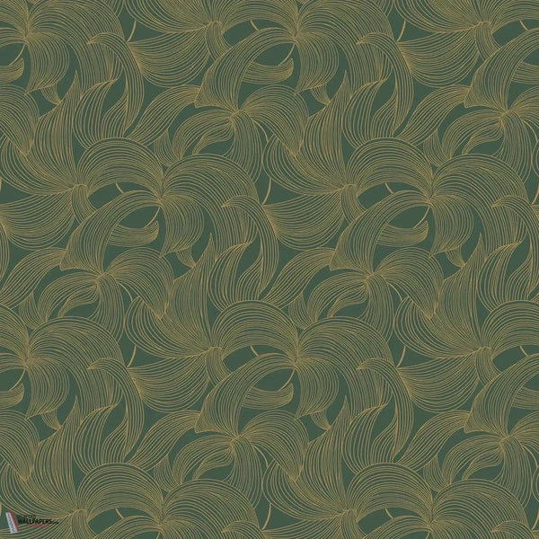 Leontine Tapete-Casamance-Jaspe/Dore-Rolle-Selected Wallpapers-Interiors