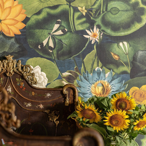 Lotus Blossom wallpaper-Mind the Gap-Selected-Wallpapers-Interiors