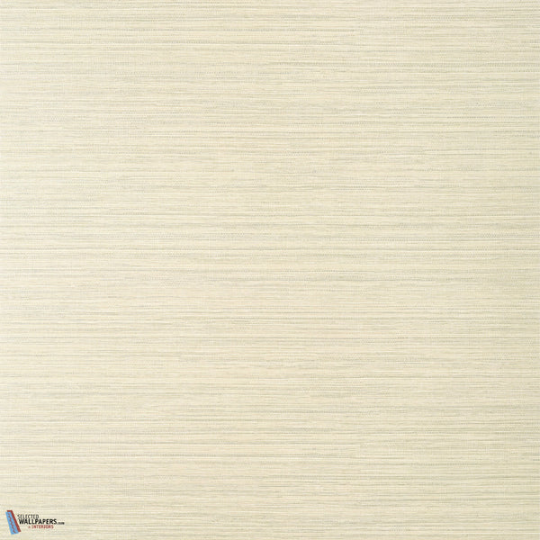 Luta Sisal-Thibaut-Beige and Metallic Silver-Roll-Selected-Wallpapers-Interiors