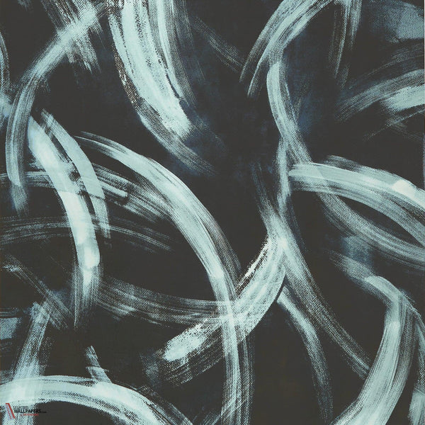 Magnus wallpaper-Thibaut-Charcoal-Roll-Selected Wallpapers-Interiors