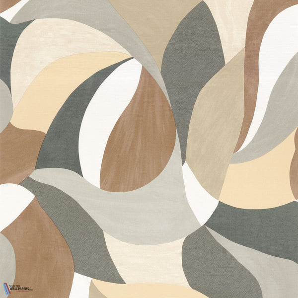 Mandorla-Tapete-Casamance-Sable/Gris Cendre-Rolle-76200100-Selected Wallpapers