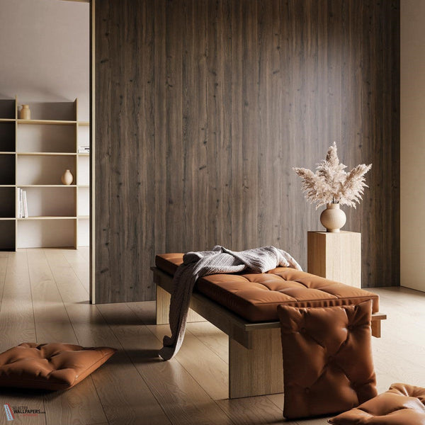 Materia wood wallpaper-INSTABILELAB-Selected-Wallpapers-Interiors