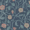 May's Tulip Tapete-Little Greene-Hicks' Blue-Rolle-Selected Wallpapers-Interiors