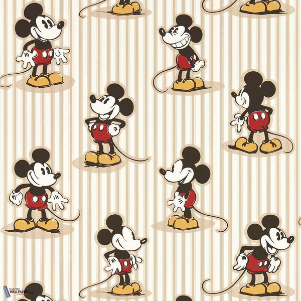 Mickey Stripe-wallpaper-Sanderson-Peanut-Roll-217273-Selected Wallpapers