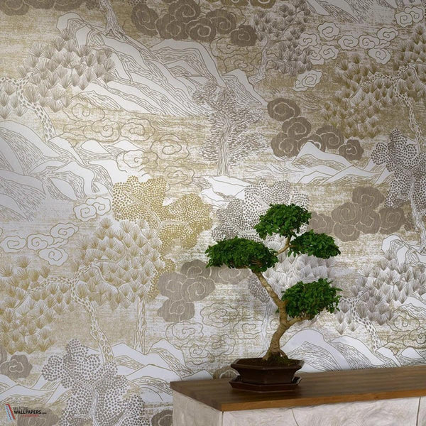Mitake wallpaper-Pierre Frey-Selected Wallpapers-Interiors