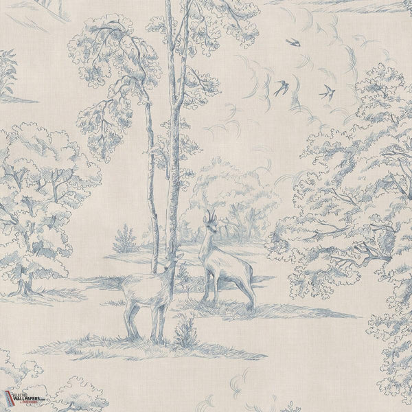 Montfort Mural wallpaper-Sandberg-Blue-Mattic-M2-Selected Wallpapers-Interiors