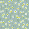 Moon Daisies Tapete-Little Greene-Celestial Blue-Rolle-Selected Wallpapers-Interiors