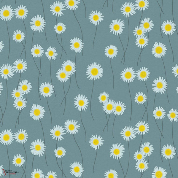 Moon Daisies Tapete-Little Greene-Etruria-Rolle-Selected Wallpapers-Interiors