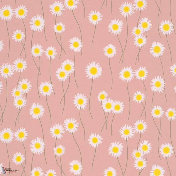 Moon Daisies Tapete-Little Greene-Hellebore-Rolle-Selected Wallpapers-Interiors