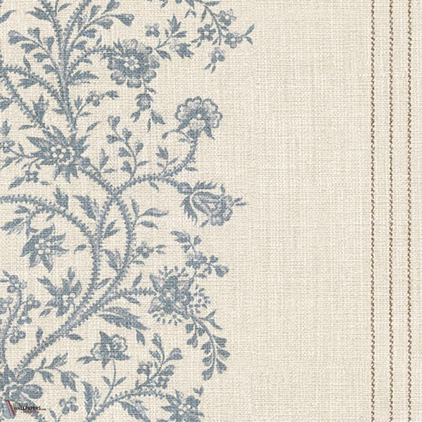 Natalie wallpaper-Sandberg-Blue-Roll-Selected Wallpapers-Interiors