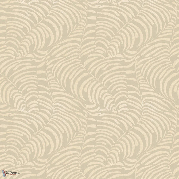 Nobile wallpaper-Casamance-Vert Cendre/Nacre-Roll-Selected-Wallpapers-Interiors