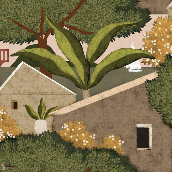 Nopoló wallpaper-Coordonne-Cactus-Roll-Selected Wallpapers-Interiors