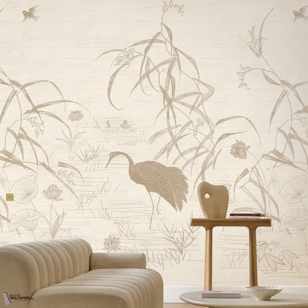 Nuido wallpaper-Casamance-Selected Wallpapers-Interiors