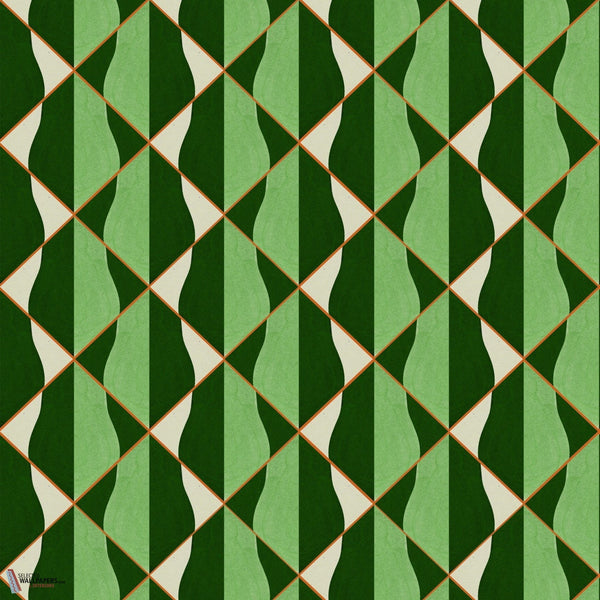 Onde-Mind the Gap-Tapete-Verde-Rolle-Selected-Wallpapers-Interiors