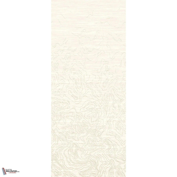 Ondes Précieuses wallpaper-Casamance-Ivoire doré-Paneel-Selected Wallpapers-Interiors