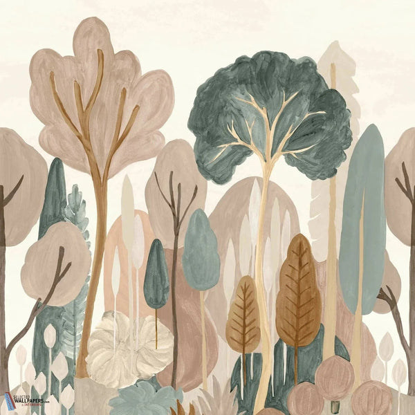 Orme Custom-Casamance-wallpaper-Nude/Lichen-M2-Selected Wallpapers