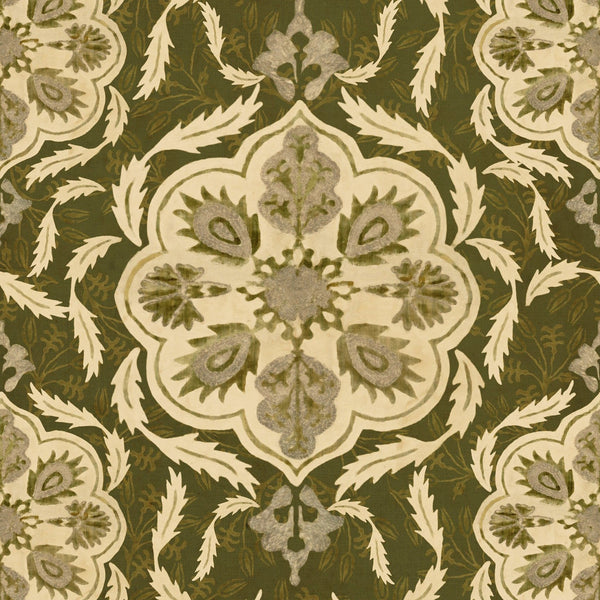 Ottoman wallpaper-Mind the Gap-Green-300 cm (standaard)-Selected-Wallpapers-Interiors