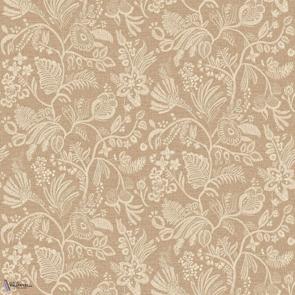 Pastel Tapete-Casamance-Beige-Rolle-Selected Wallpapers-Interiors