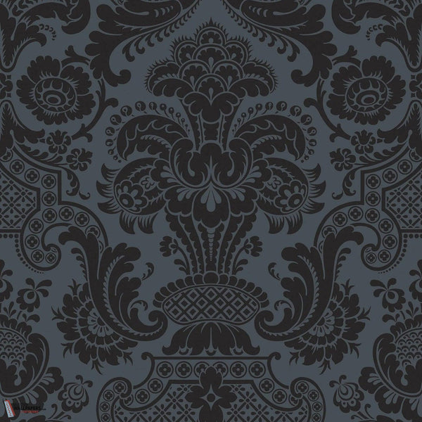 Petrouchka wallpaper-Cole & Son-Charcoal-Roll-Selected Wallpapers-Interiors