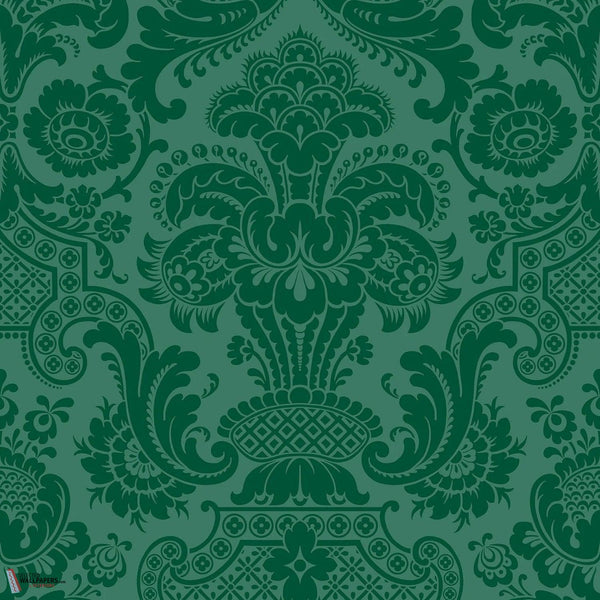 Petrouchka wallpaper-Cole & Son-Emerald-Roll-Selected Wallpapers-Interiors