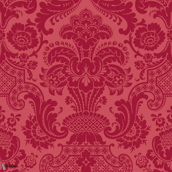 Petrouchka wallpaper-Cole & Son-Red-Roll-Selected Wallpapers-Interiors