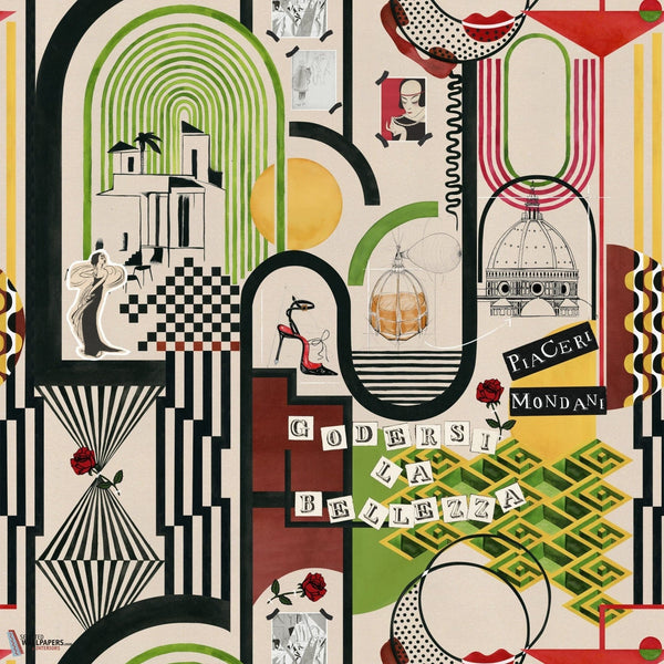 Piaceri Mondani-Mind the Gap-wallpaper-Multicolor-300 cm (standaard)-Selected-Wallpapers-Interiors