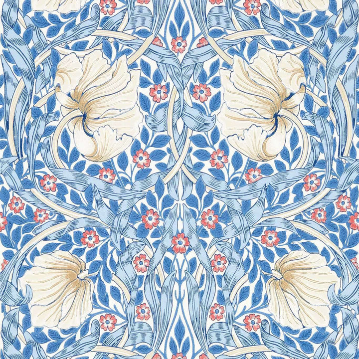 Pimpernel-behang-tapete-wallpaper-Morris & Co-Woad-Rol-Selected-Wallpapers-Interiors