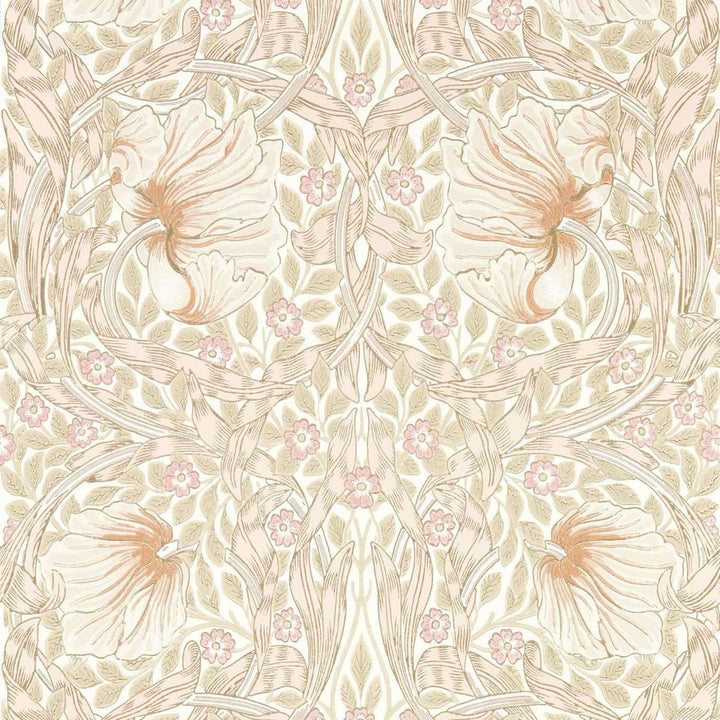 Pimpernel-behang-tapete-wallpaper-Morris & Co-Cochineal Pink-Rol-Selected-Wallpapers-Interiors