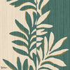 Rama wallpaper-Casamance-Ivoire/Emeraude-Roll-Selected Wallpapers-Interiors