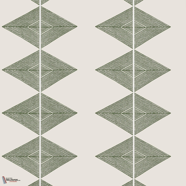 Reflection wallpaper-Thibaut-Wild sage-Roll-Selected Wallpapers-Interiors