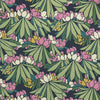 Rhododendron wallpaper-1838 wallcoverings-Magenta-Roll-Selected Wallpapers-Interiors