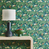 Rhododendron wallpaper-1838 wallcoverings-Selected Wallpapers-Interiors