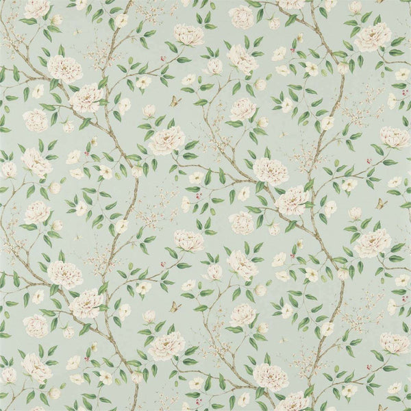 Romey`s Garden-Tapete-Zoffany-Sea Green-Rolle-311336-Selected Wallpapers