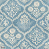 Rosa wallpaper-Sandberg-Blue-Roll-Selected Wallpapers-Interiors