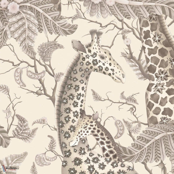 Royal Giraffe wallpaper-Cole & Son-Pebble-Roll-Selected Wallpapers-Interiors