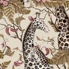 Royal Giraffe wallpaper-Cole & Son-Stone & Mulberry-Roll-Selected Wallpapers-Interiors