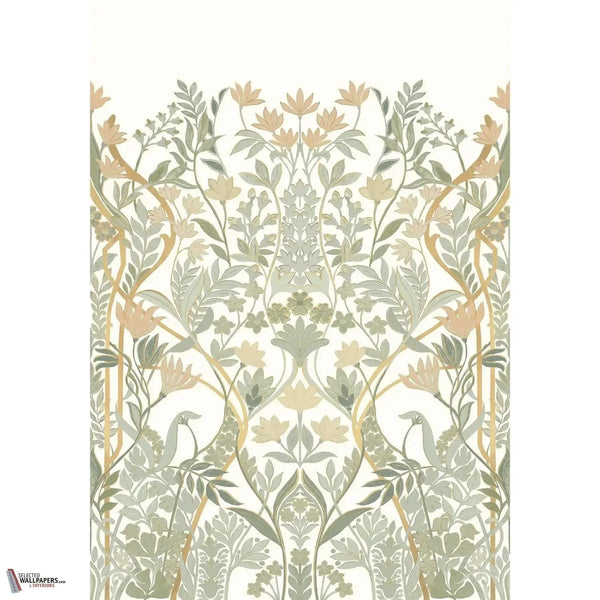 Salon des Miroirs wallpaper-Casamance-Ivoire/Dore-Set-Selected Wallpapers-Interiors
